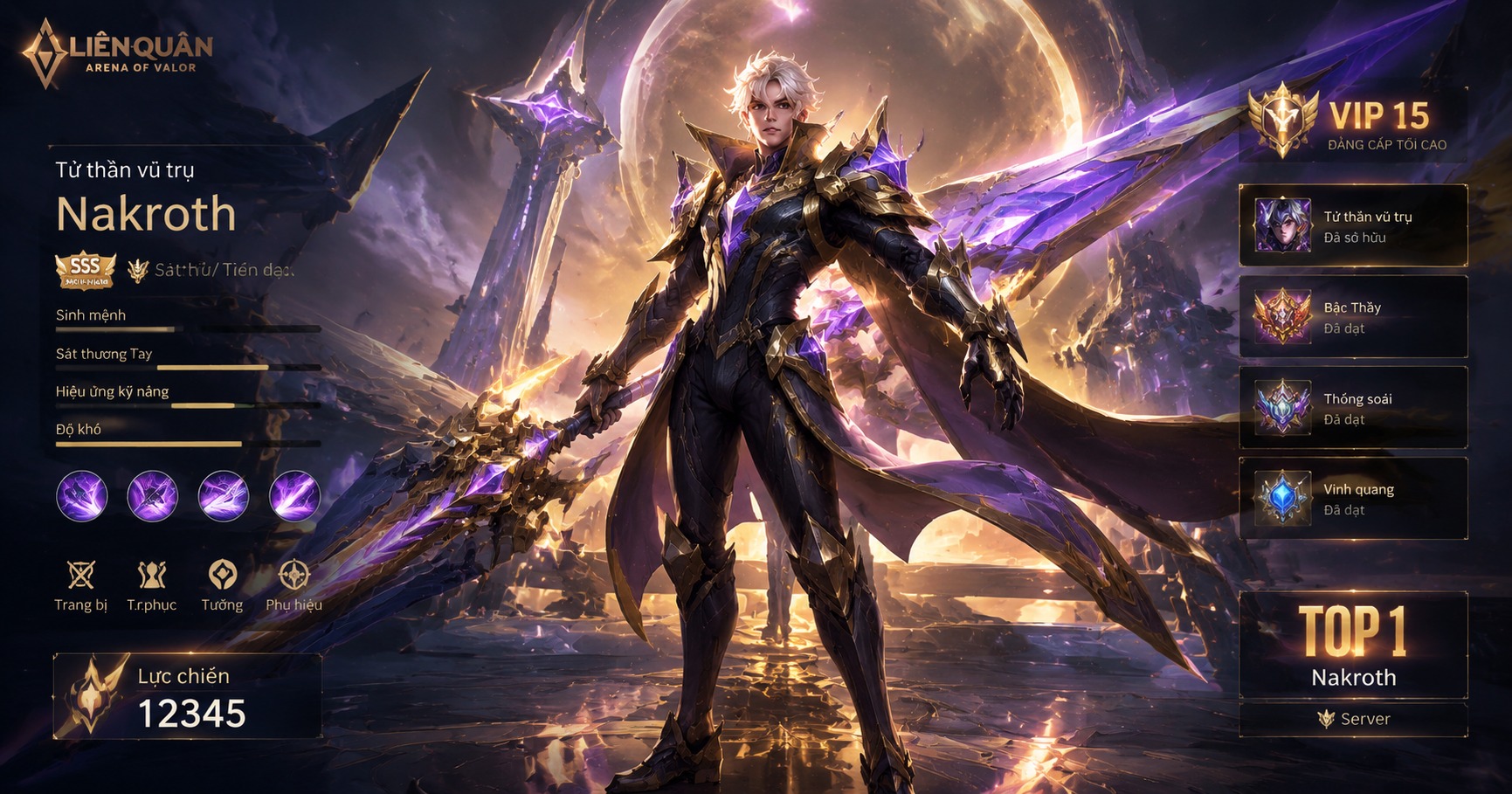 Khám Phá Bộ Ảnh Acc Liên Quân Vip Đỉnh Cao Cho Game Thủ - image 2