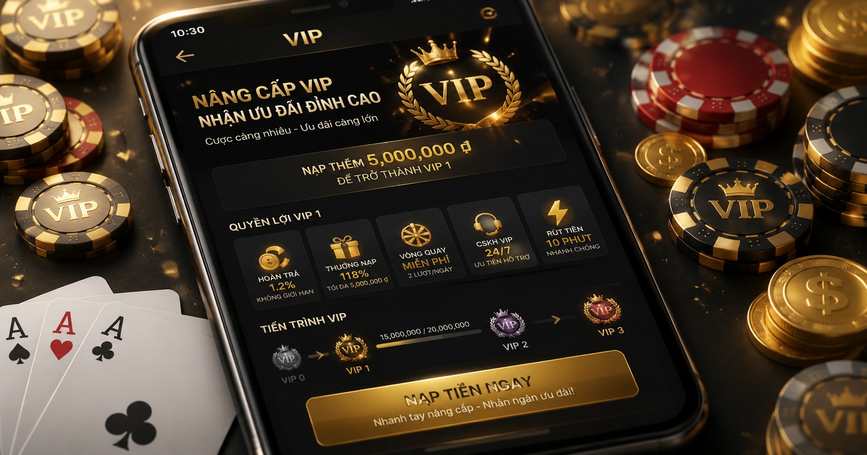 Khuyến mãi chuyển đổi VIP nhà cái hấp dẫn và cơ hội thắng lớn - image 2